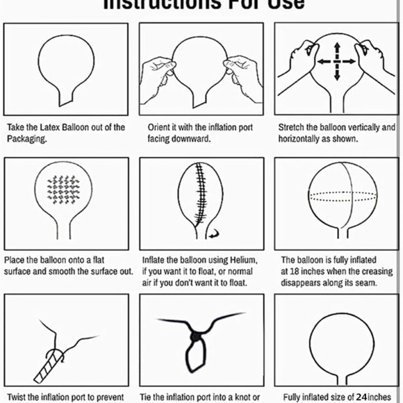 Bobo Balloons 25 Pack, 24 Inch Helium Style Transparent Bubble Bobo Balloons - Picture 7 of 7